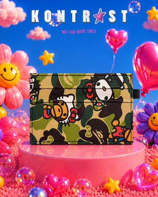 (PRE-ORDER) CAMO HK APE WALLET